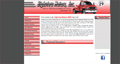 Desktop Screenshot of highviewmotors.com